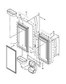 Refrigerator door