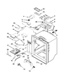 Refrigerator liner parts