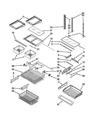 Shelf parts