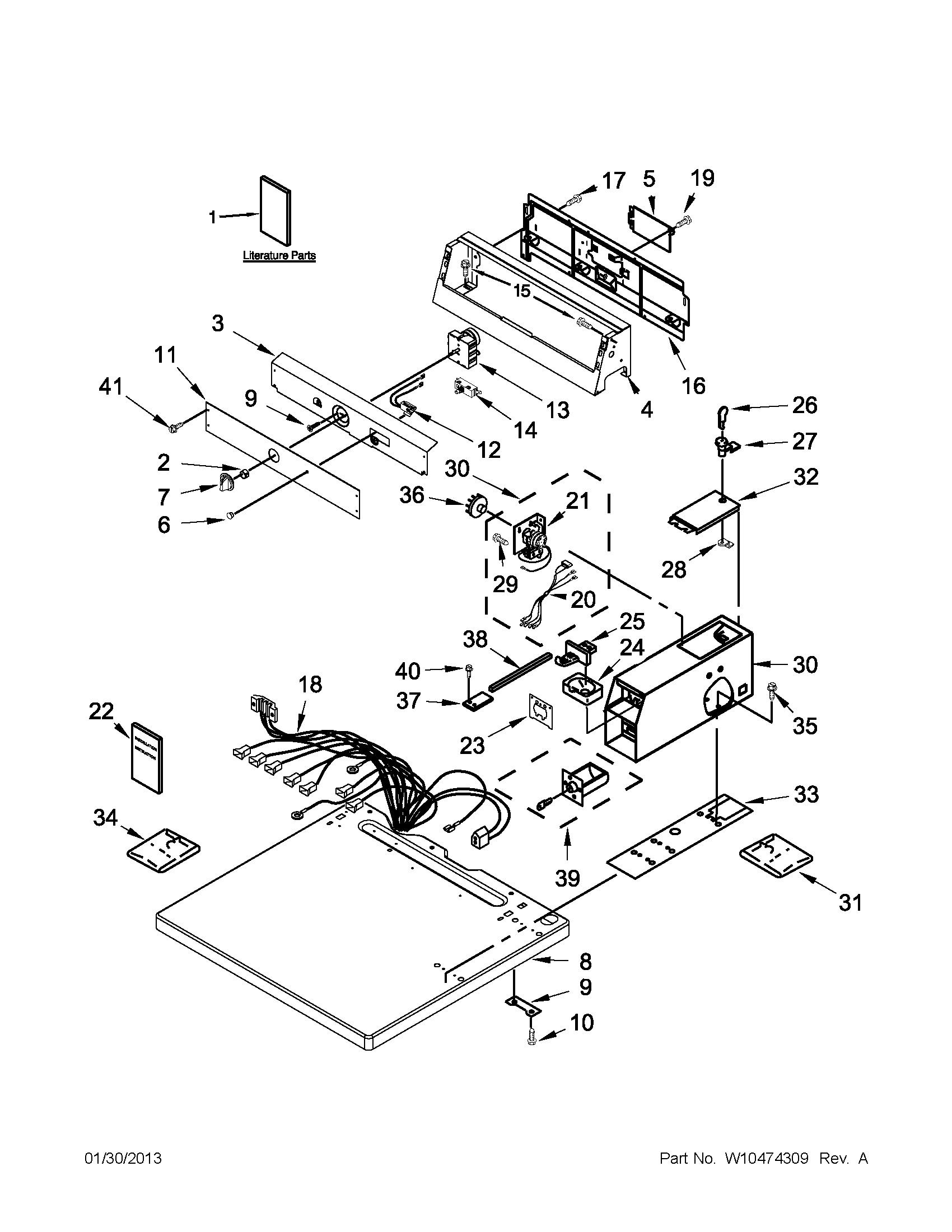 TOP AND CONSOLE PARTS