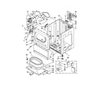 Whirlpool CEM2743BQ0 cabinet parts diagram
