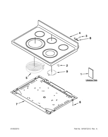 Cooktop parts