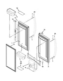 Refrigerator door