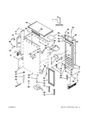 Cabinet liner and door parts