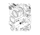 Whirlpool YWED9050XW2 bulkhead parts diagram