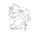 Whirlpool GX2SHBXVB07 freezer liner parts diagram