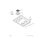 Whirlpool YWFC310S0BB0 cooktop parts diagram