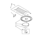 Whirlpool WMH53520AH1 turntable parts diagram