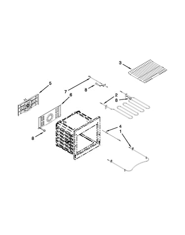 Internal oven parts