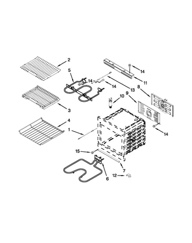 Internal oven parts
