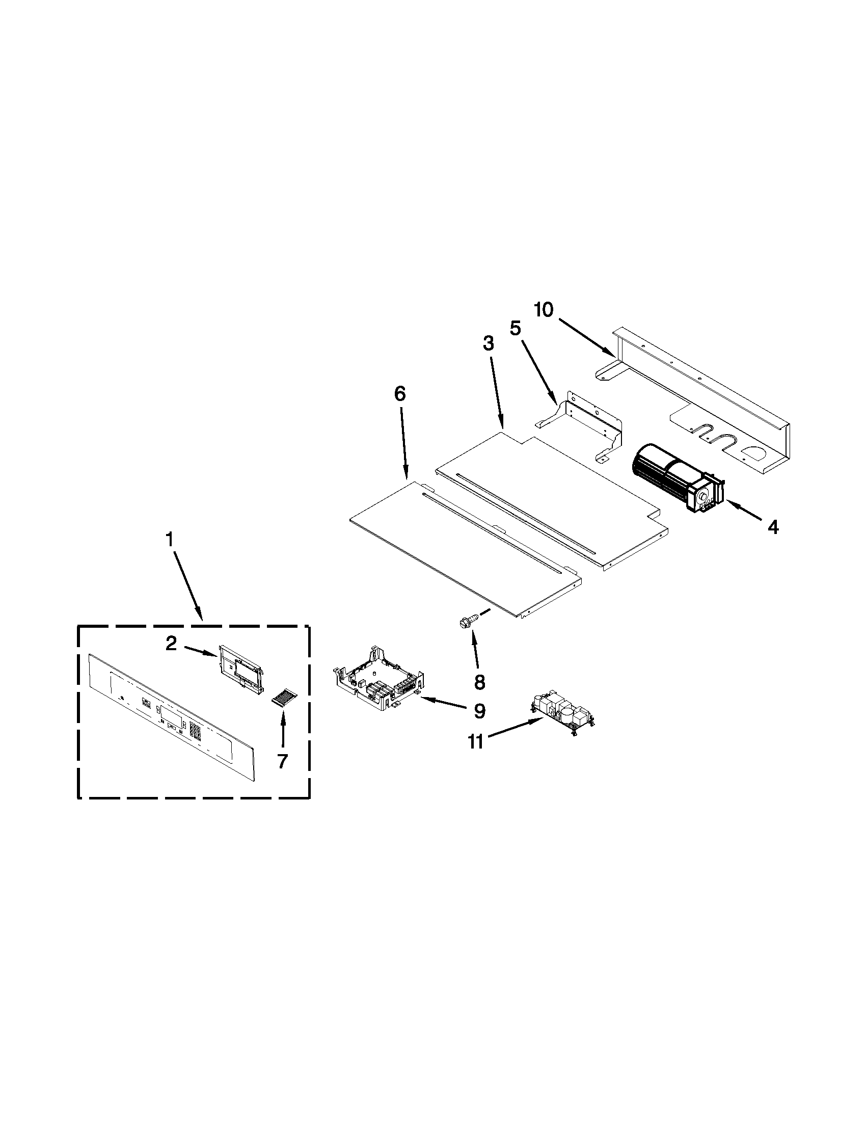 Control panel parts