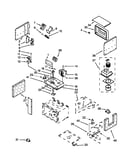 Cabinet and stirrer parts