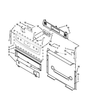 Control panel parts