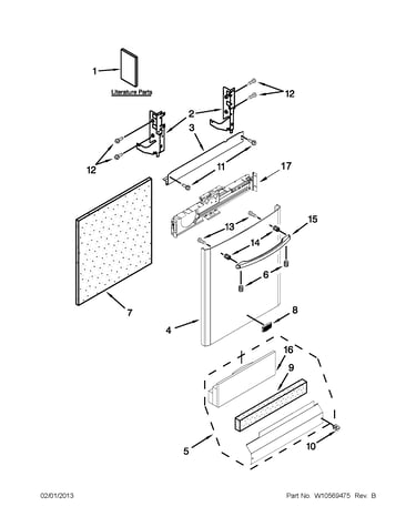 Door and panel parts