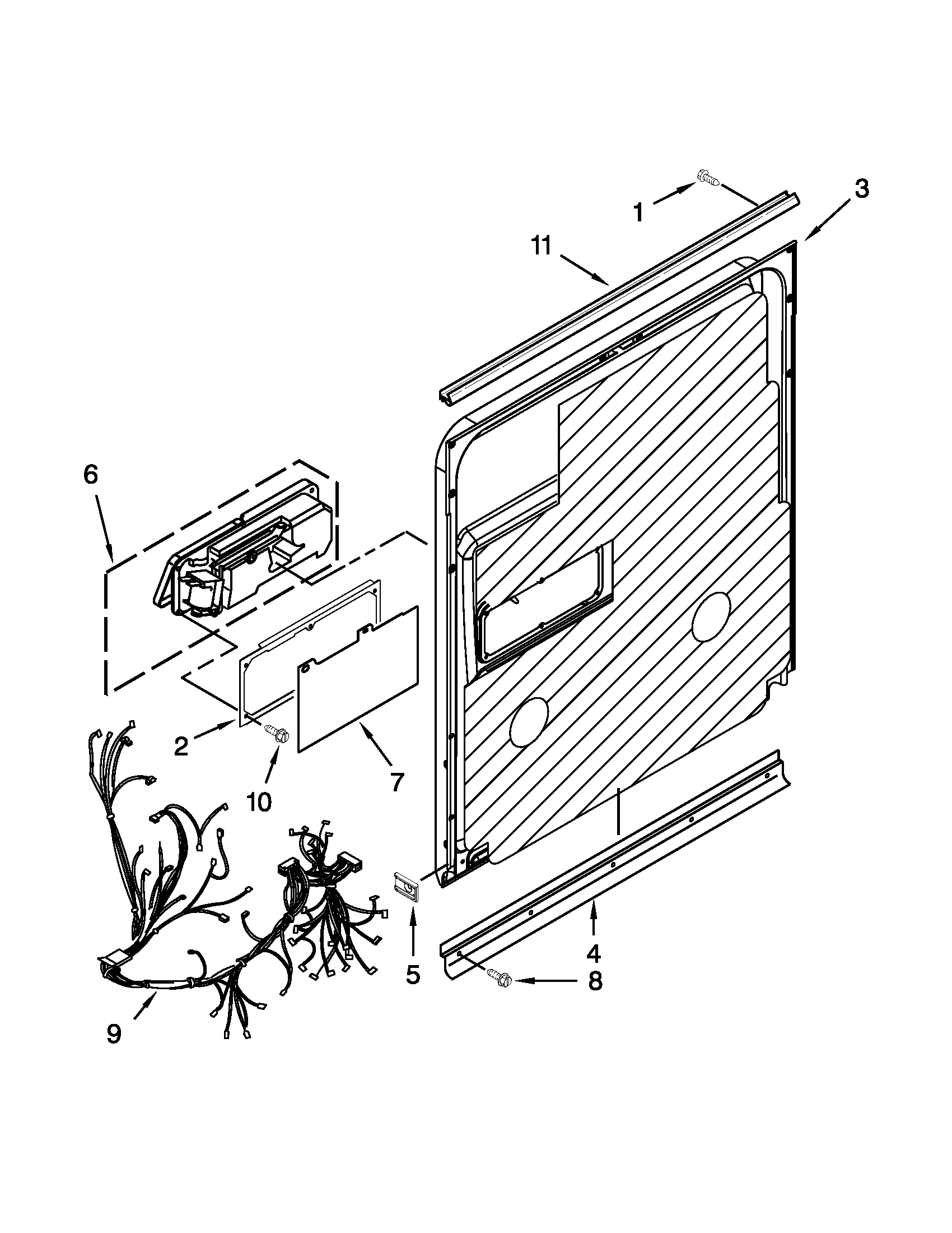 Inner door parts
