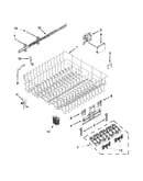 Upper rack and track parts