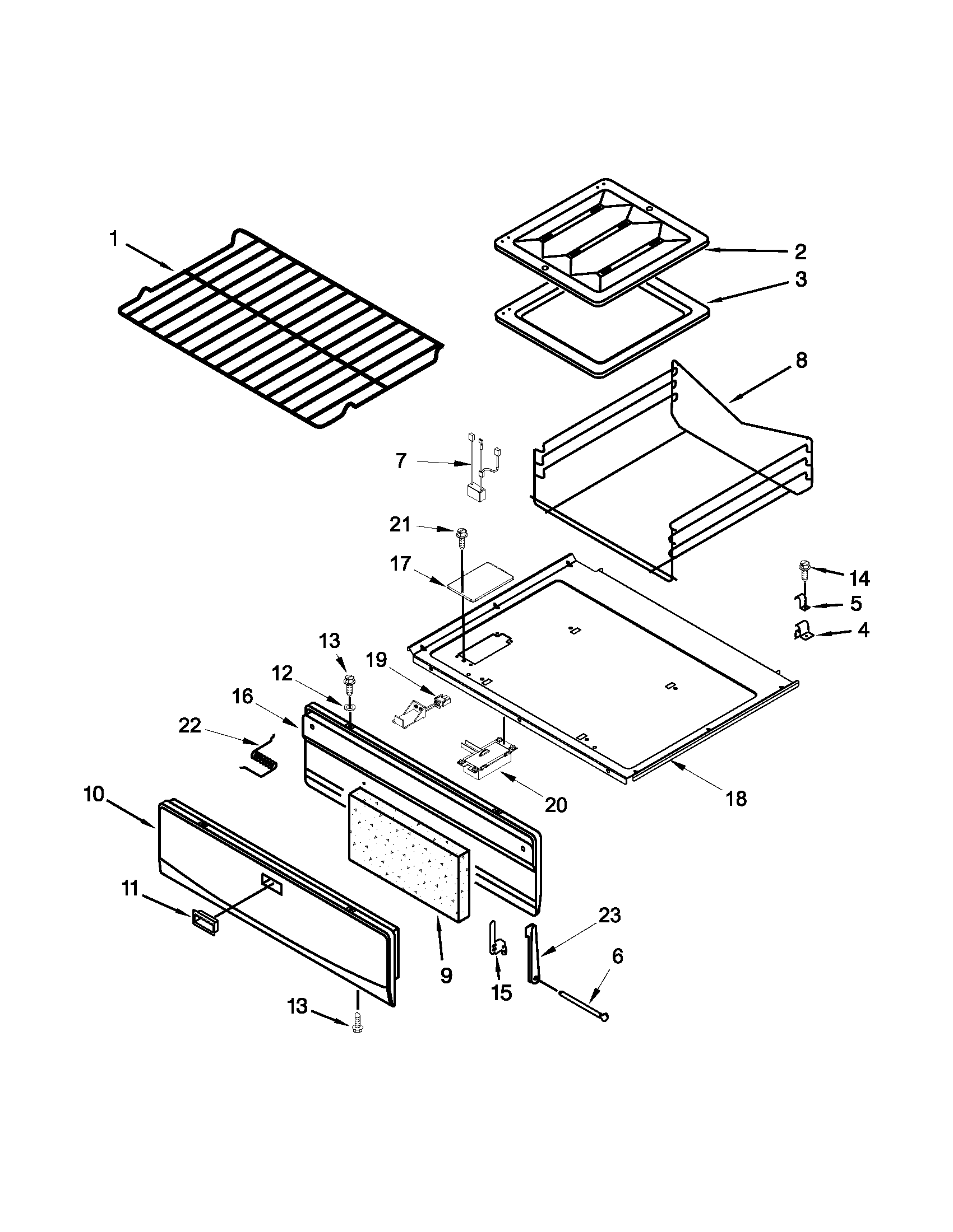 OVEN AND BROILER PARTS