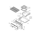 Amana AGG200AAW0 oven and broiler parts diagram