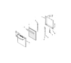 Amana AGG200AAW0 door parts diagram