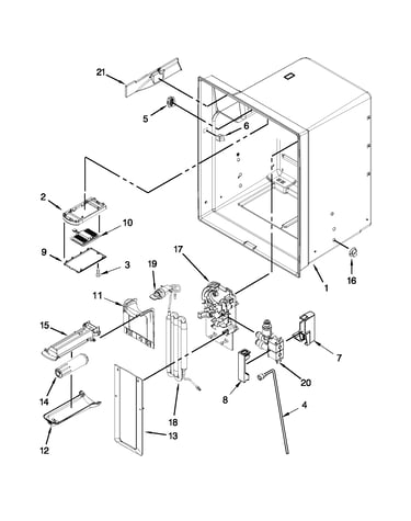 Refrigerator liner parts