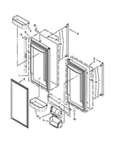 Refrigerator door