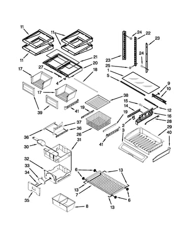 Shelf parts