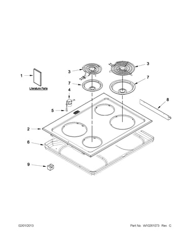 Cooktop parts