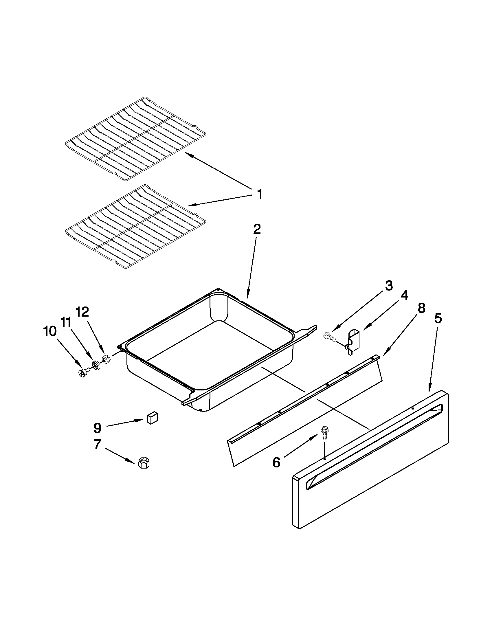 DRAWER & RACK PARTS