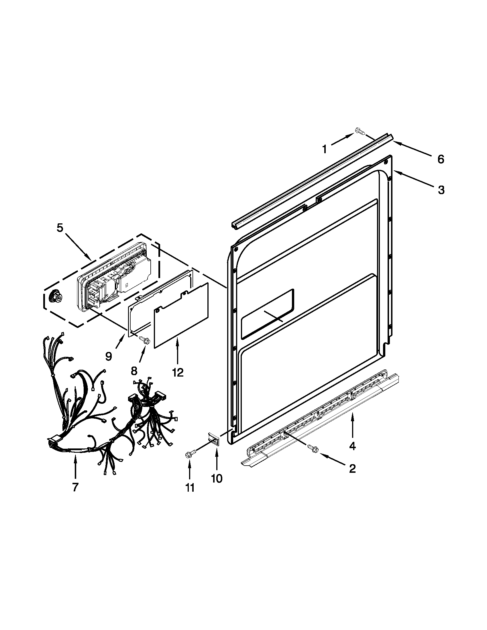 Inner door parts