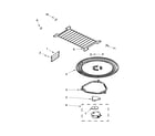 Whirlpool WMH73L20AS1 turntable parts diagram