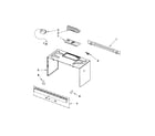 Whirlpool YWMH53520AS1 cabinet and installation parts diagram