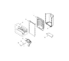 Whirlpool WRF736SDAW00 dispenser front parts diagram
