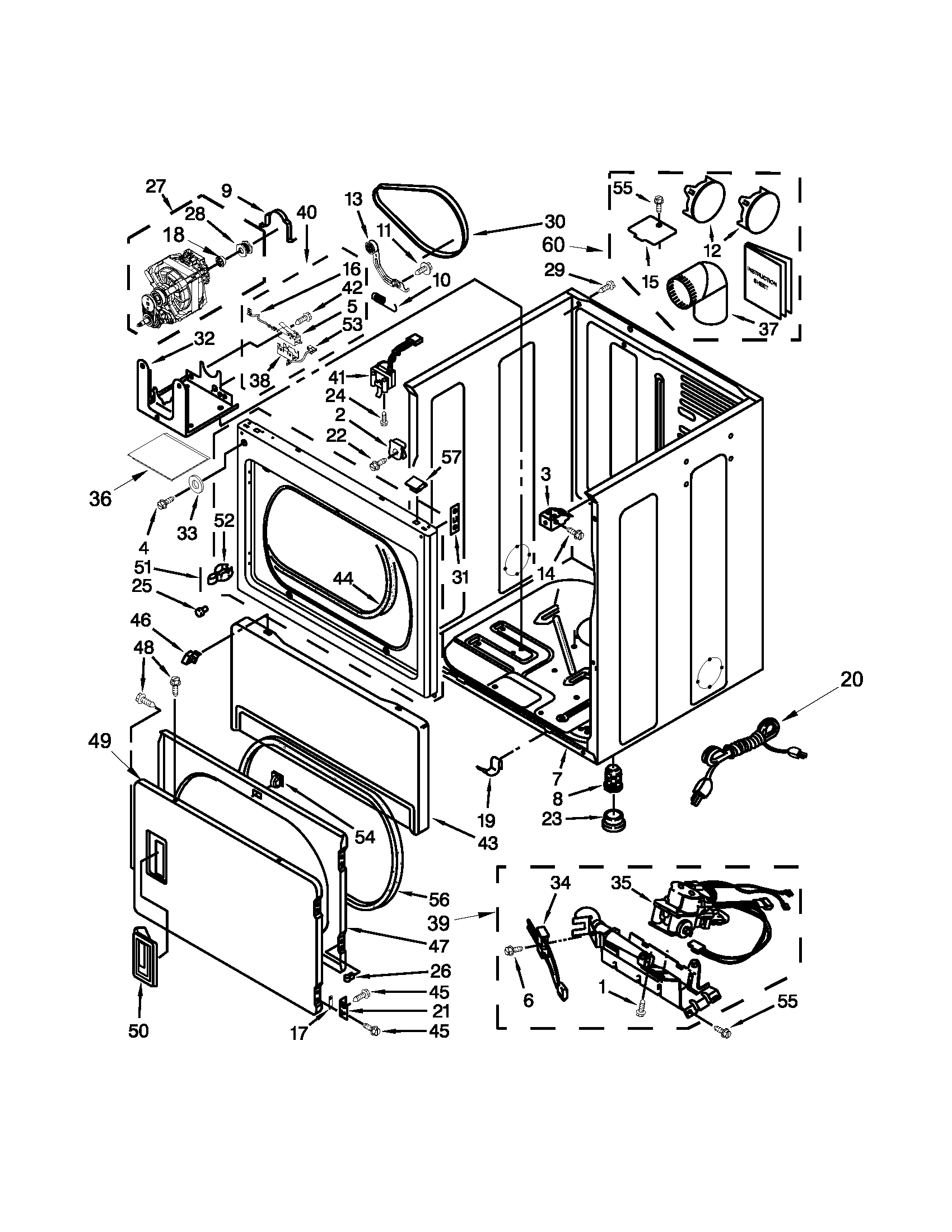 Cabinet parts