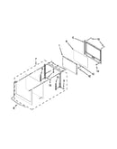 Upper oven door