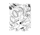 Maytag MEDE201YW1 bulkhead parts diagram