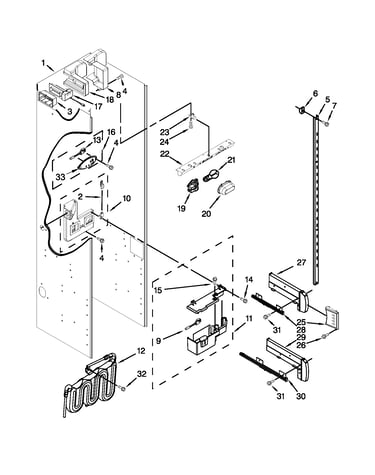 Refrigerator liner parts