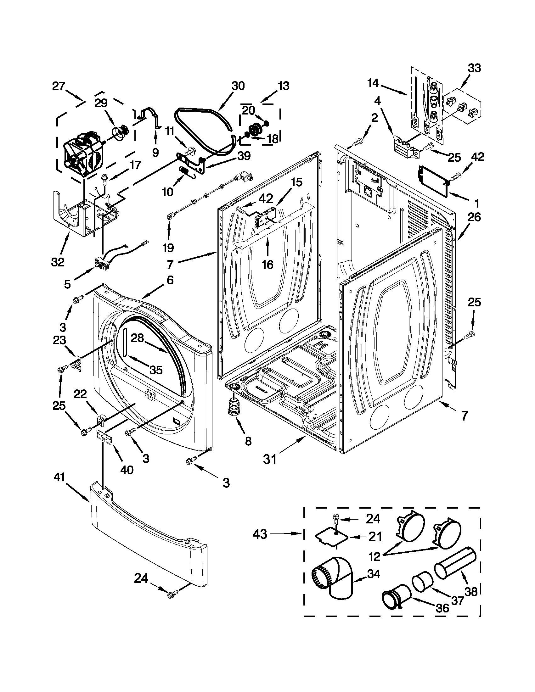 Cabinet parts