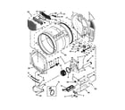 Amana YNED7300WW2 bulkhead parts diagram