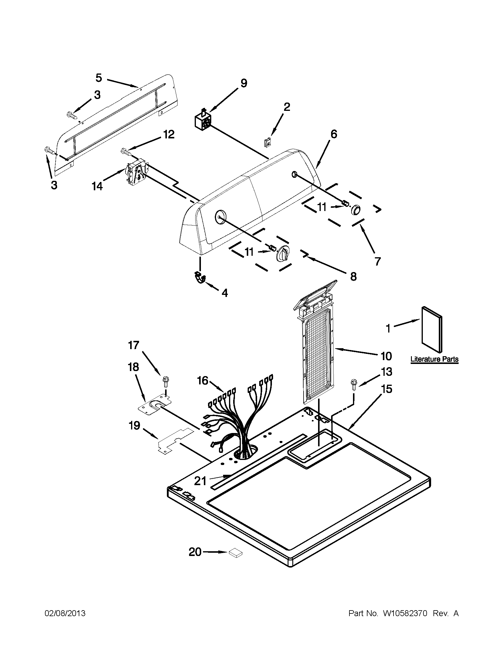 TOP AND CONSOLE PARTS