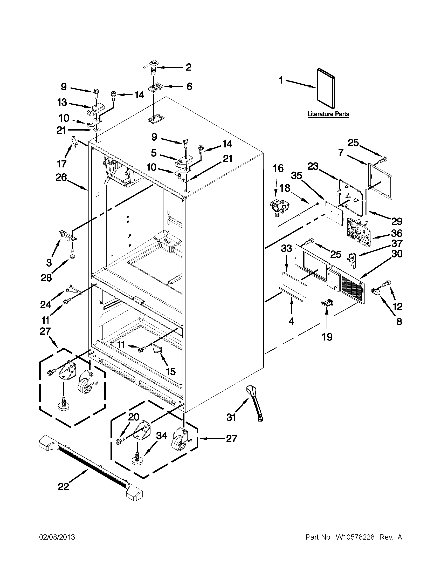 CABINET PARTS