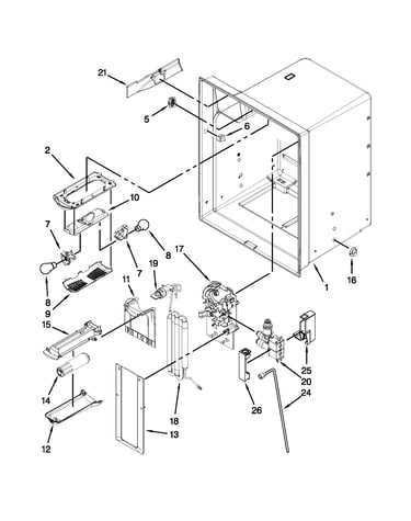 Refrigerator liner parts