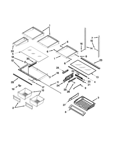 Shelf parts