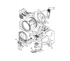 Whirlpool WGD8200YW3 bulkhead parts diagram