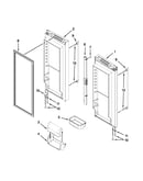 Refrigerator door