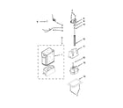 KitchenAid KSSC48QVS05 motor & ice container parts diagram
