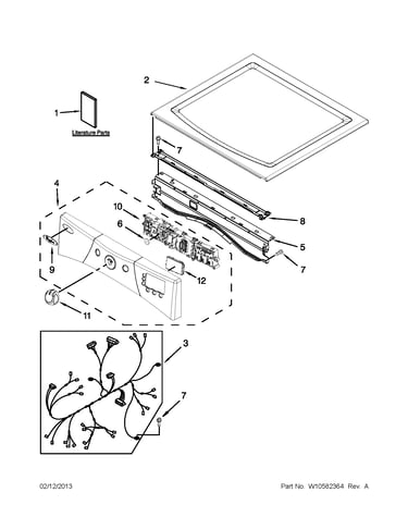 Top and console parts