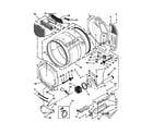 Whirlpool YWED9151YW1 bulkhead parts diagram