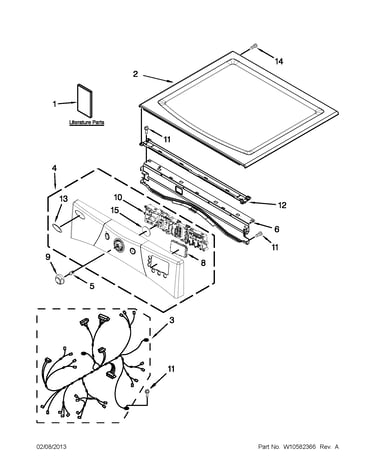 Top and console parts