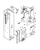 Freezer liner and air flow parts