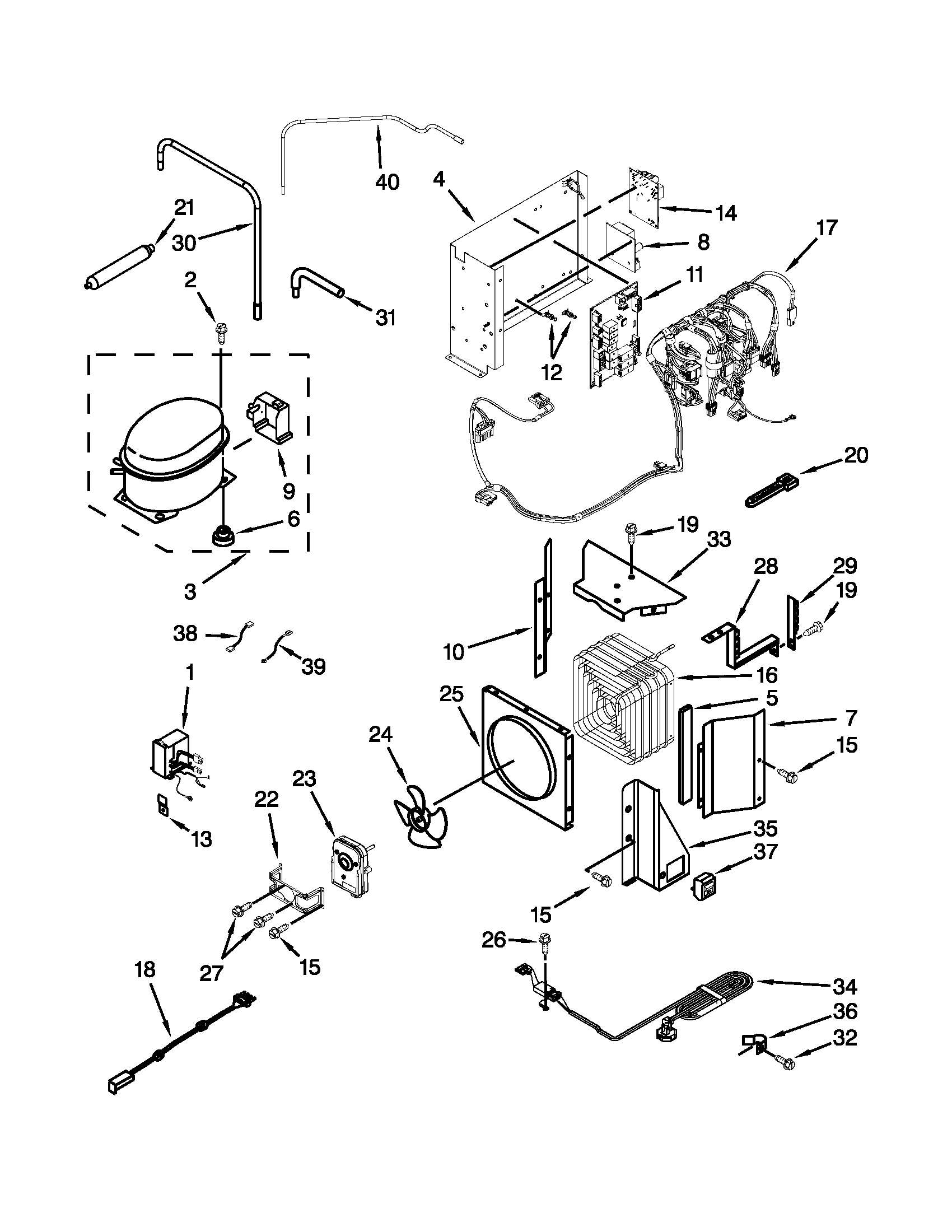 Upper unit parts